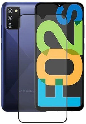 INFINITYWORLD Edge To Edge Tempered Glass for Samsung Galaxy F02s, Samsung Galaxy F12(Pack of 1)