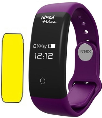 DB Tempered Glass Guard for Intex FitRist Pulzz Smart Band(Pack of 1)
