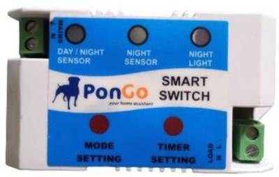 Pongo Universal Sensor Day / Night Sensor, Light, Mode / Timer Setting Load Smart Smart Switch