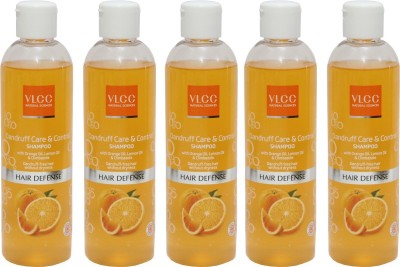 VLCC Dandruff care & control shampoo (Pack of 5 * 350 ML)(1750 ml)