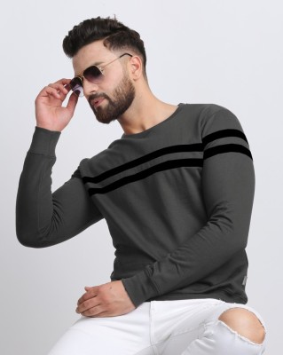 Roden Full Sleeve Striped Men Sweatshirt