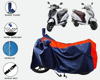Mdstar Waterproof Two Wheeler Cover for Honda(Activa 6G, Multicolor)