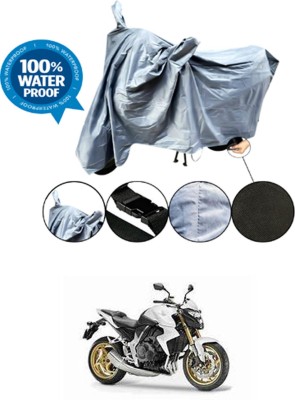 RONISH Waterproof Two Wheeler Cover for Honda(CB 1000R, Grey)