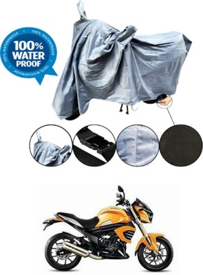 RONISH Waterproof Two Wheeler Cover for Mahindra(Mojo, Grey)