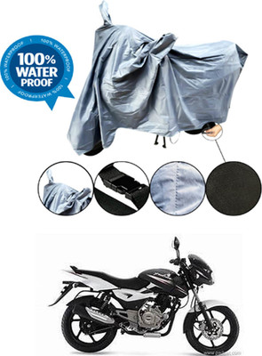RONISH Waterproof Two Wheeler Cover for Bajaj(Pulsar 150 DTS-i, Grey)