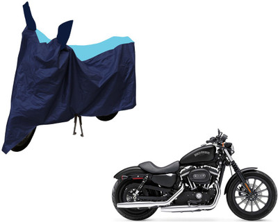 Selifaur Two Wheeler Cover for Harley Davidson(XL 883, Blue)
