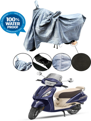 RONISH Waterproof Two Wheeler Cover for TVS(Jupiter classic, Grey)