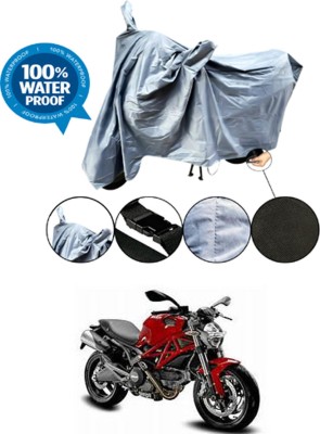 RONISH Waterproof Two Wheeler Cover for Ducati(Monster 795, Grey)