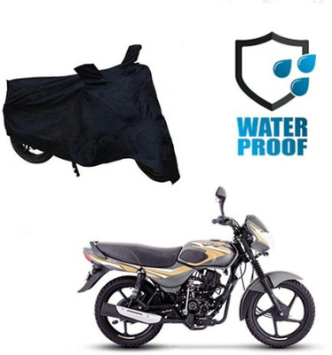 WMIZEXA Waterproof Two Wheeler Cover for Bajaj(CT100, Black)