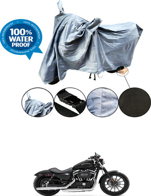 RONISH Waterproof Two Wheeler Cover for Harley Davidson(Iron 883, Grey)