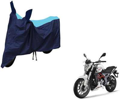 Selifaur Two Wheeler Cover for DSK Benelli(TNT 25, Blue)