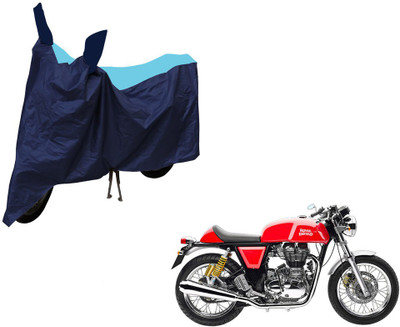 Selifaur Two Wheeler Cover for Royal Enfield(Continental GT, Blue)