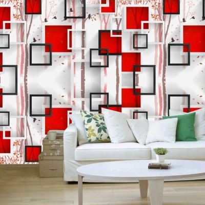 infinity interiors Decorative Multicolor Wallpaper(228 cm x 40 cm)