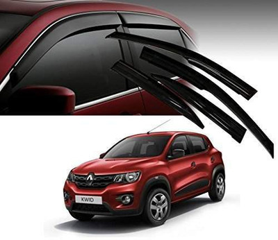 Under Auto For Non-convertibles Front, Rear Wind Deflector(Tinted Renault Kwid)