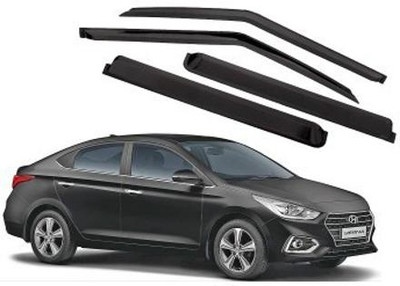 Under Auto For Non-convertibles Front, Rear Wind Deflector(Tinted Hyundai Verna)