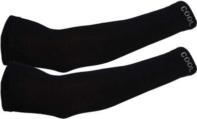 AFLOTO Cotton Arm Sleeve For Boys & Girls(Free, Black)