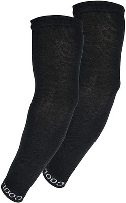 AFLOTO Cotton Arm Sleeve For Boys & Girls(Free, Black)