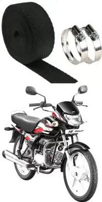 SRPHERE Silencer Wrap Exhaust Heat Shield For Bike Bike Exhaust Heat Shield Bike Exhaust Heat Shield