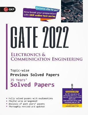 Gate 2022 Electronics & Communication Engineering - 35 Years Topic-Wise Previous Solved Papers(English, Paperback, G K Publications (P) Ltd)