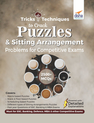Tips & Techniques to Crack Puzzles & Sitting Arrangement Problems for Competitive Exams(English, Paperback, Disha Experts)