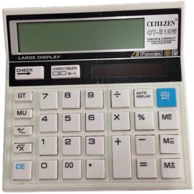 clthzen CT-512W Basic  Calculator(12 Digit)