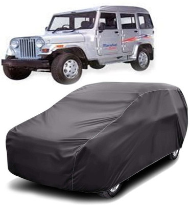 Bellzeye Car Cover For Mahindra Marshal (With Mirror Pockets)(Grey)
