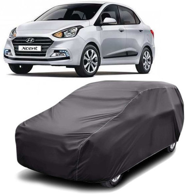 Bellzeye Car Cover For Hyundai Xcent (With Mirror Pockets)(Grey)