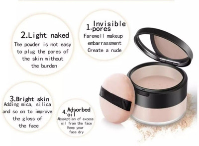 ADJD New Setting Powders Based on Your Makeup setting powder Compact(NATURAL BEIGE, 15 g)