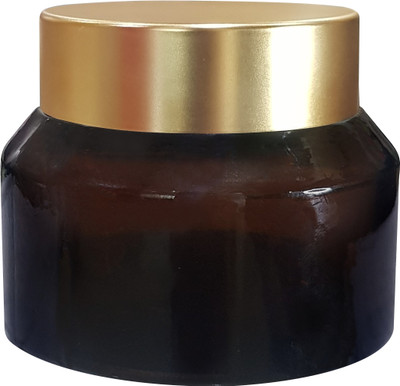 Zenvista Packagings Glass Utility Container  - 50 ml(Pack of 3, Brown)