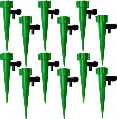 AKSHAR ABSOLUTE Automatic Drip Irrigation spike for Garden Plants with Slow Release Control Valve Switch drip Irrigation System self Watering Device for Plants Watering Spikes for indoor and outdoor Pack of 12 Psc. Drip Irrigation Kit Drip Irrigation Kit