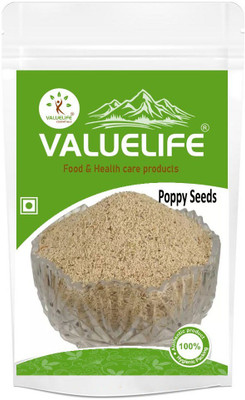 Value Life Poppy seeds -Posta Dana - khus khus- khaskhas - Gasalu - white poppy seeds Poppy Seeds(100 g)
