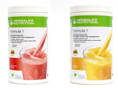 HERBALIFE Formula 1 Nutritional Shake Mix - Strawberry & Mango Delicious Flavor For Weight Loss Combo Pack Of 2 PIECES Combo(1 Kg)