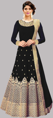 VISENA FAB Anarkali Gown(Black)