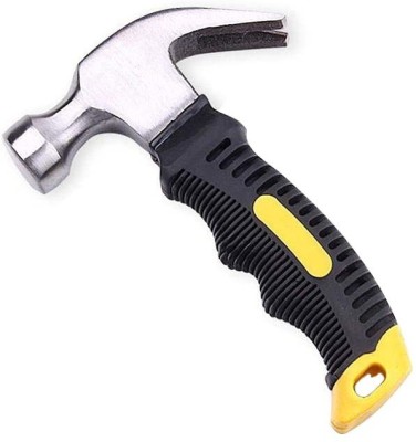 RKVILLA 01 Heavy Duty Claw Hammer for Home Office use Steel Shaft Rubber Grip Shock Proof Straight Claw Hammer(-1 kg)