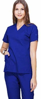 febris COLO SCRUB PANT AND SHIRT ROYAL BLUE SIZE XL Pant, Shirt Hospital Scrub(Royal Blue XL)