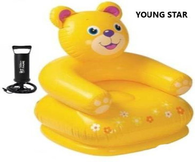 ECOM BHARAT ZX7 Inflatable Sofa/ Chair, Inflatable Toy Pump(Yellow ,black)