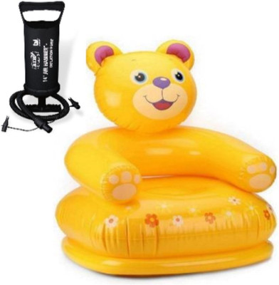 ECOM BHARAT ZX8 Inflatable Sofa/ Chair, Inflatable Toy Pump(Yellow)