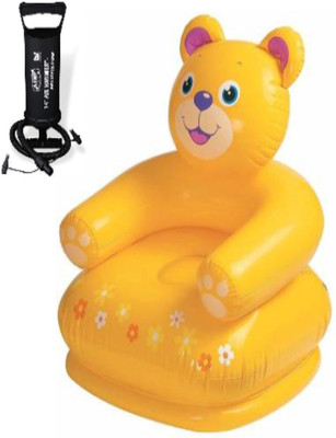 ECOM BHARAT ZX11 Inflatable Sofa/ Chair, Inflatable Toy Pump(Yellow)