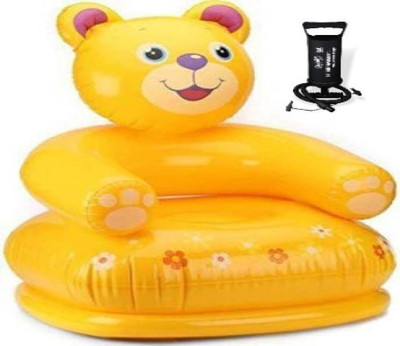 ECOM BHARAT ZX12 Inflatable Sofa/ Chair, Inflatable Toy Pump(Yellow)