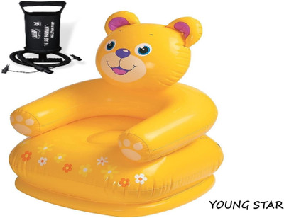 ECOM BHARAT ZX16 Inflatable Sofa/ Chair, Inflatable Toy Pump(Yellow)