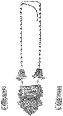 Teejh Alloy Silver Silver Jewellery Set(Pack of 1)