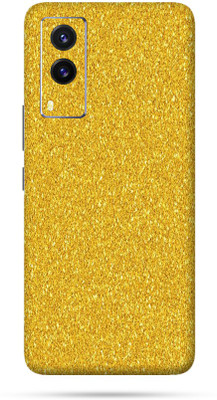 Satisfactory Vivo V21e, Mobile Back Skin Guard Mobile Skin(Golden)