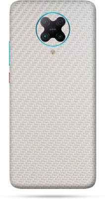 OggyBaba Xiaomi Poco F2 Pro, mi poco f2 pro, redmi poco f2 pro, pocof2 pro, poco f2 pro Mobile Skin(Ultra Milky White Carbon Fibre With Zigzag Pattern Skin Matte Finish)