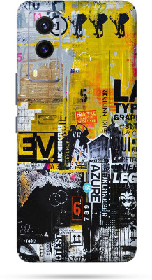 OggyBaba vivo v 21E, vivov21e, vivo v21e Mobile Skin(Abstract Azure Skin Matte Finish)