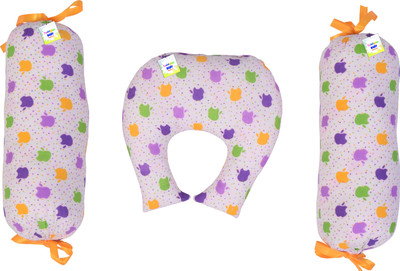 Toddylon Cotton Baby Pillow Pack of 1 Toons & Characters(Purple)
