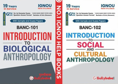 IGNOU BANC-101 Introduction To Biological Anthropology And BANC-102 Introduction To Social And Cultural Anthropology(Paperback, GPH Panel of Experts)