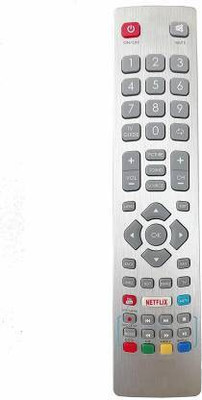 Akshita TV LED LCD TV Compatible For Smart LED LCD TV & Netflix YouTube Function Remote Control ( Chake Image With Old Remote ) SHARP Remote Controller(Grey)