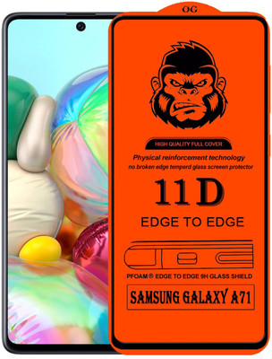 Xester Edge To Edge Tempered Glass for SAMSUNG GALAXY A71(Pack of 1)