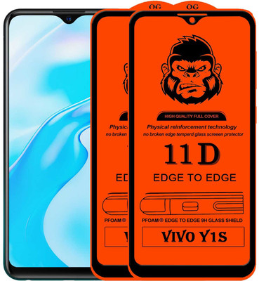 Rofix star Edge To Edge Tempered Glass for VIVO Y1S(Pack of 2)