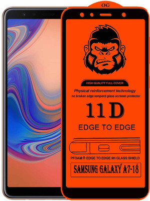 Gorilaorginal Edge To Edge Tempered Glass for Samsung Galaxy A7 2018 Edition(Pack of 1)